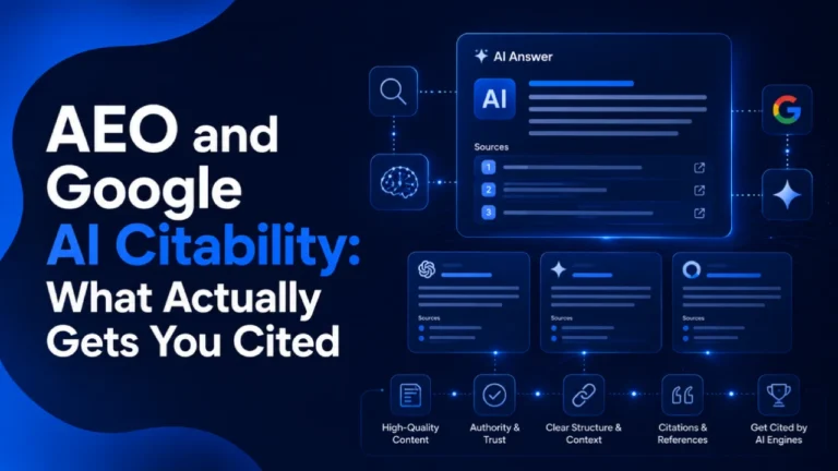 AEO and Google AI Citability