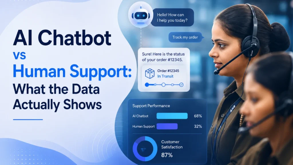 AI Chatbot vs Human Support: What the Data Actually Shows