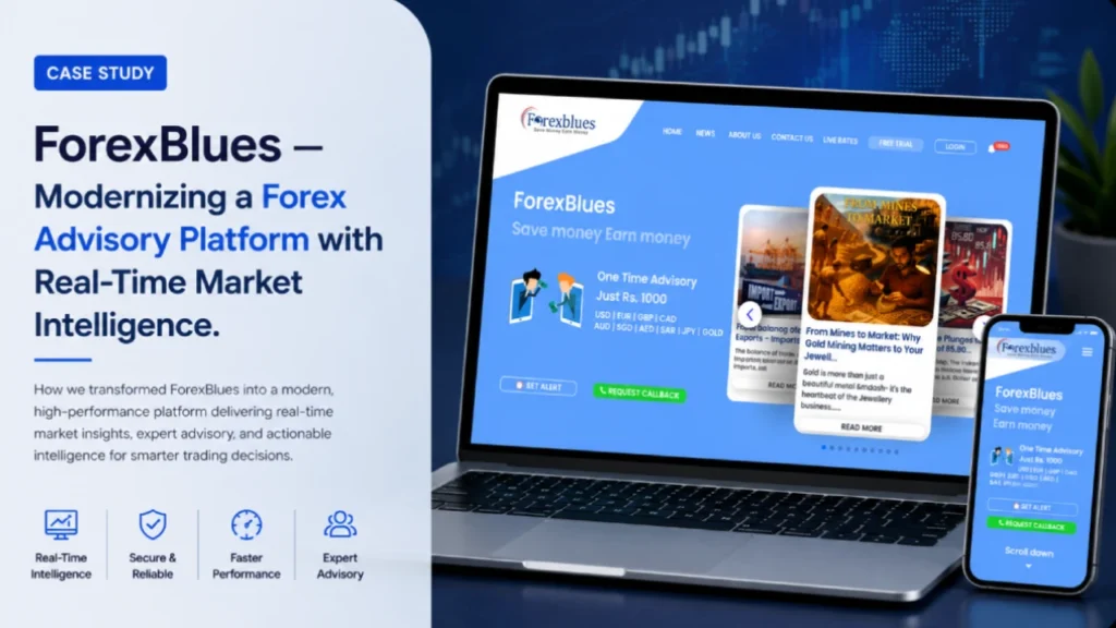 ForexBlues — Modernizing a Forex Advisory Platform with Real-Time Market Intelligence