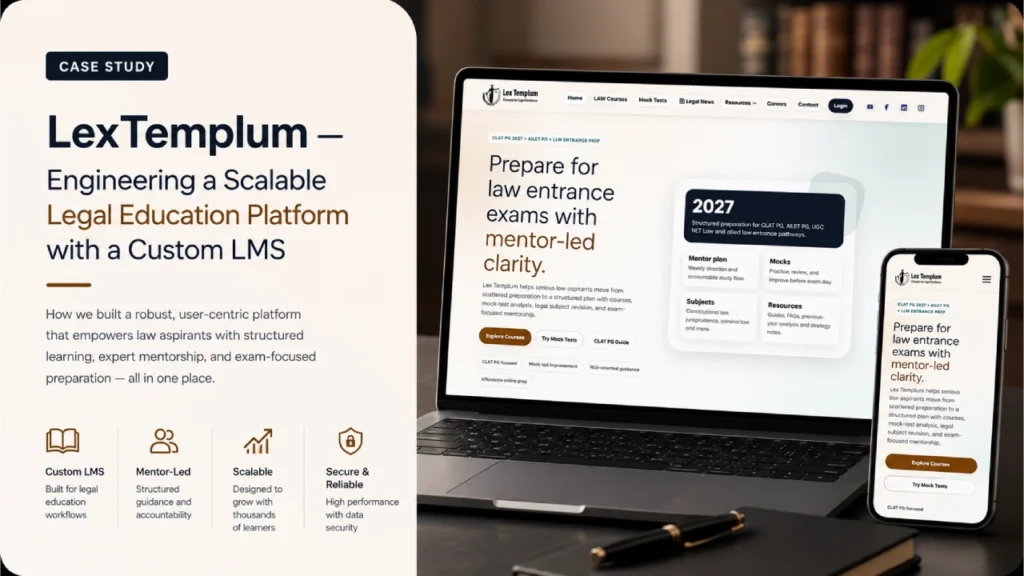 LexTemplum — Engineering a Scalable Legal Education Platform with a Custom LMS