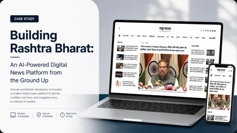 Building Rashtra Bharat: An AI-Powered Digital News Platform from the Ground Up