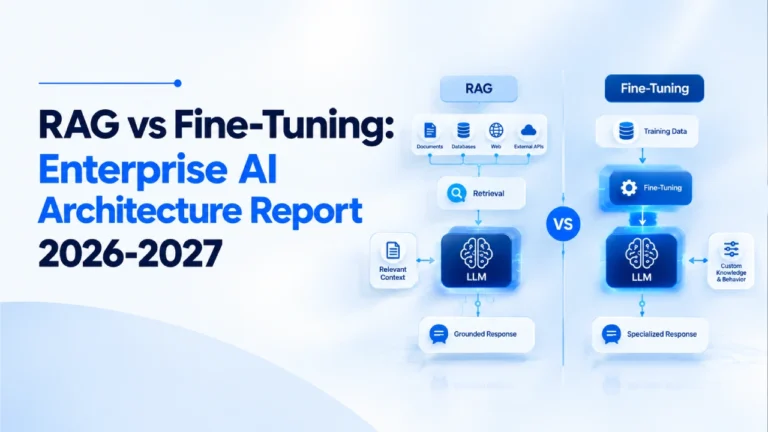 RAG vs Fine-Tuning: Enterprise AI Architecture Report 2026-2027