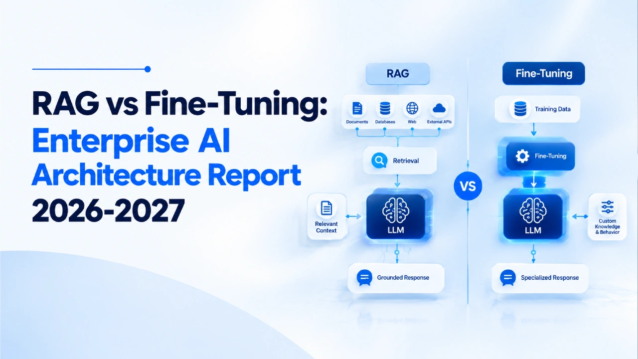 RAG vs Fine-Tuning: Enterprise AI Architecture Report 2026-2027