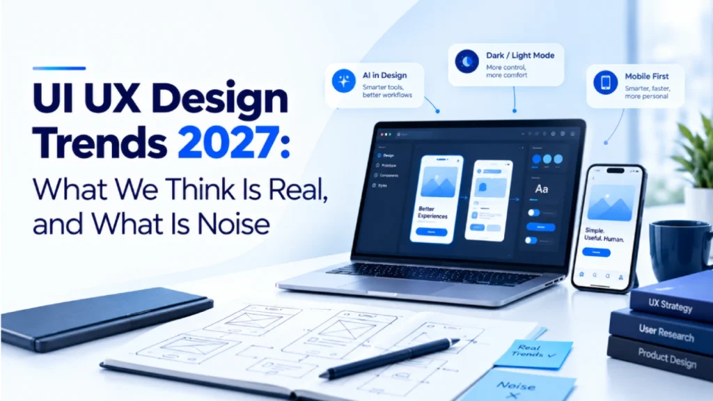 UI UX Design Trends 2027: What We Think Is Real, and What Is Noise